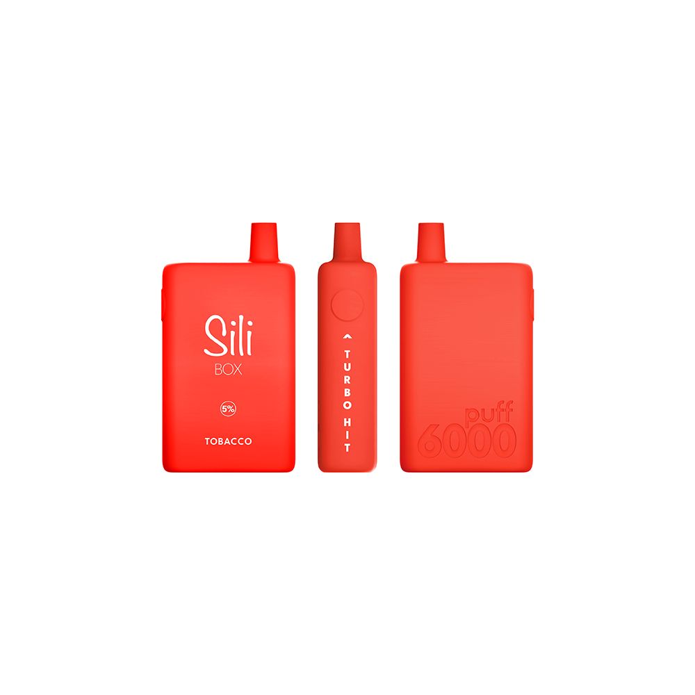Sili Box Disposable 6000 Puffs 16mL 50mg Tobacco