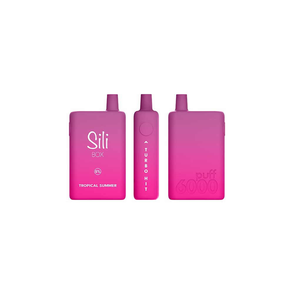 Sili Box Disposable 6000 Puffs 16mL 50mg Tropical Summer