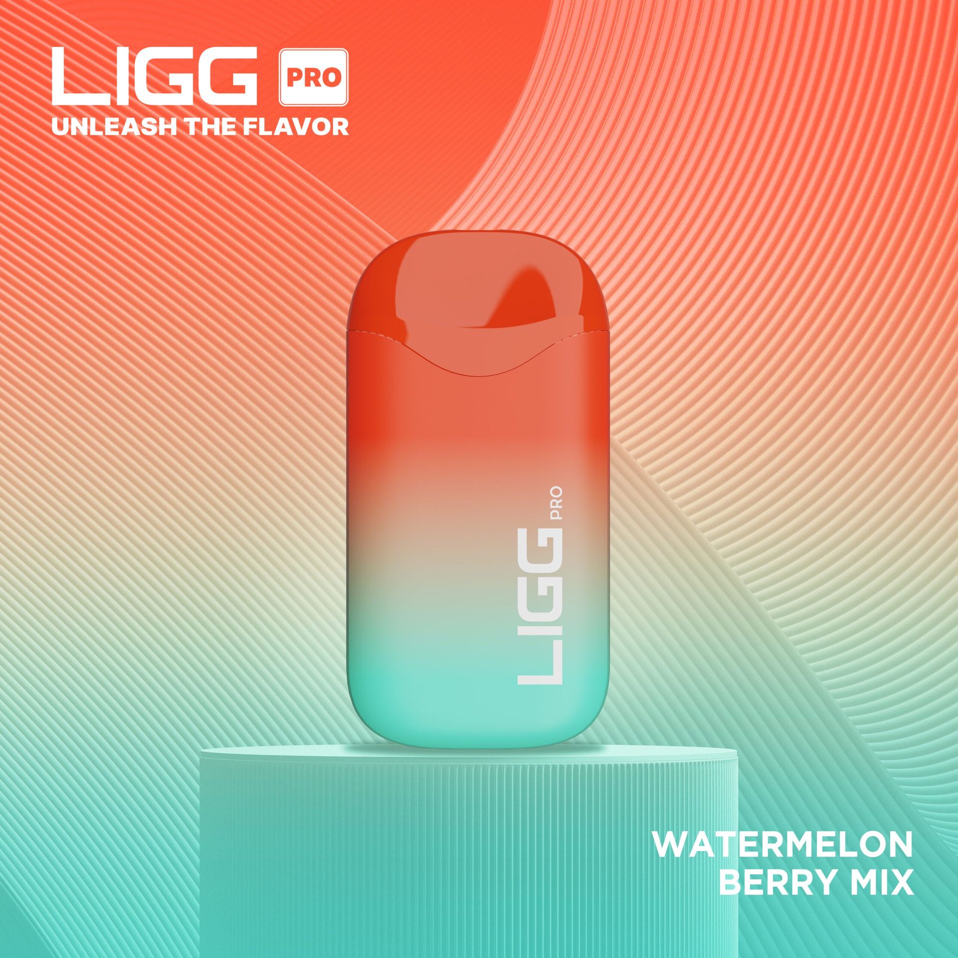 Ligg Pro Disposable 5500 Puffs 14mL 50mg Watermelon Berry