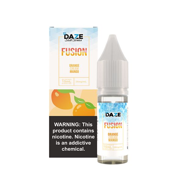 7Daze Reds Salt Series E-Liquid 15mL (Salt Nic) Orange Cream Mango Iced
