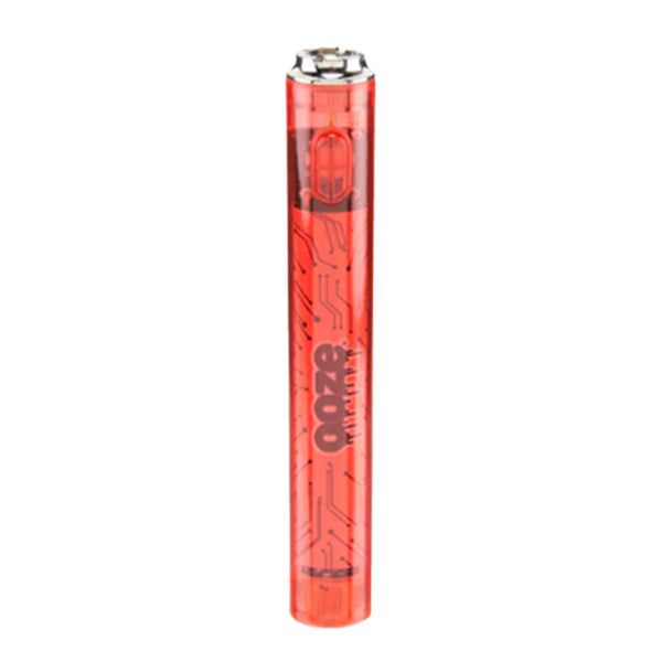 Ooze Slim Clear Series | Battery 400 mAh Ruby Red