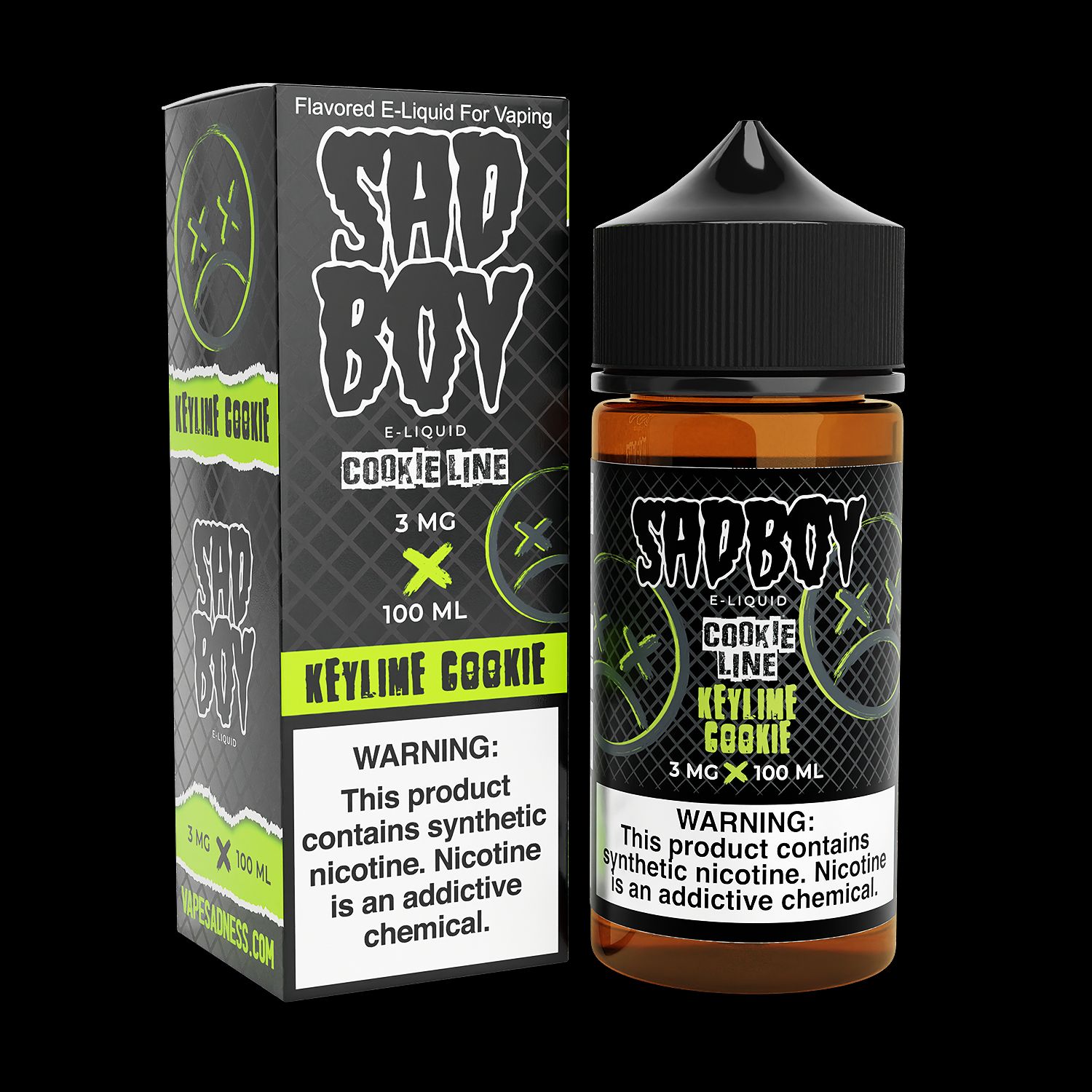 Key Lime Cookie by Sadboy Series 100mL with Packaging