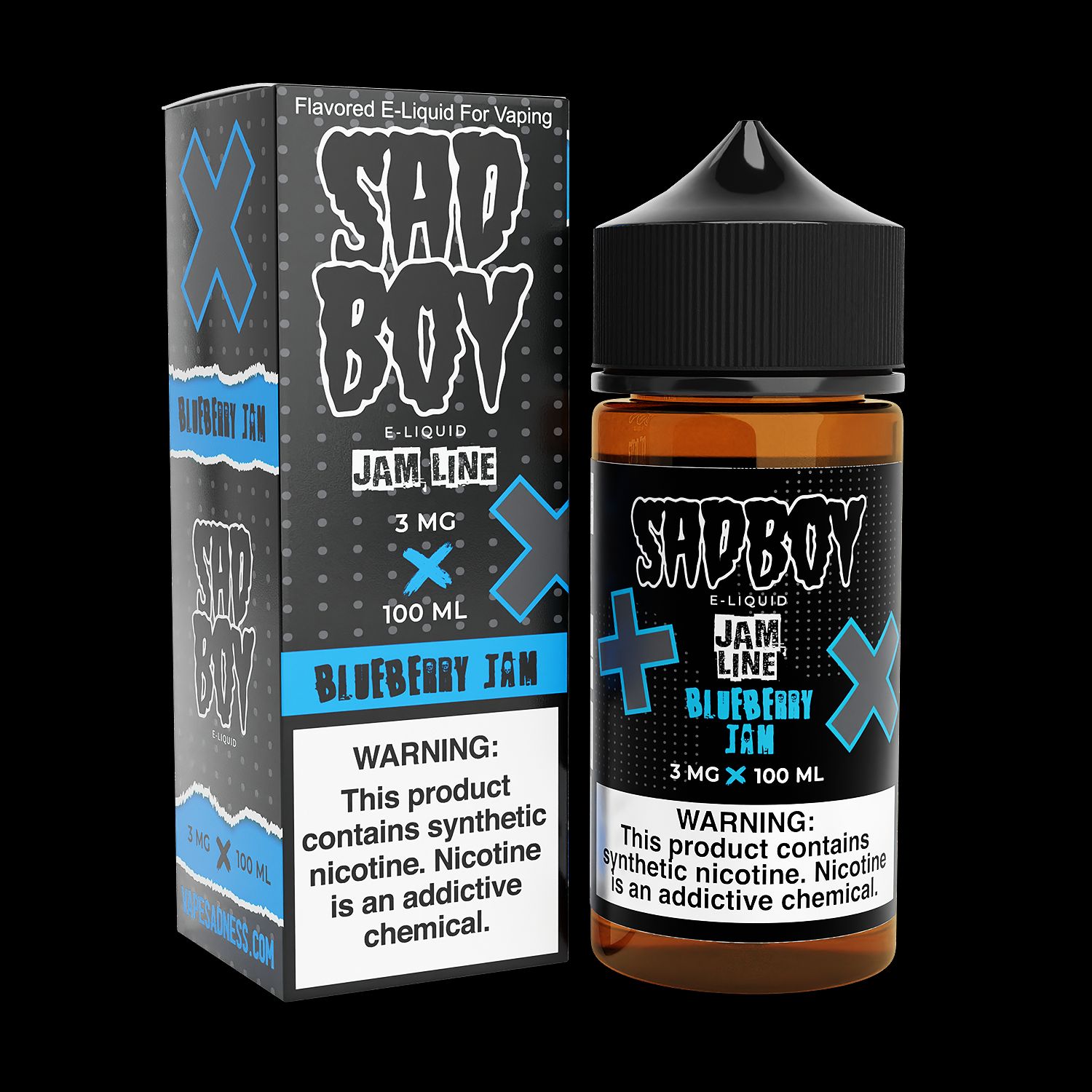 Blueberry Jam Cookie by Sadboy Series 100mL with Packaging