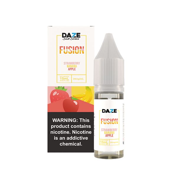 7Daze Reds Salt Series E-Liquid 15mL (Salt Nic) Strawberry Banana Apple