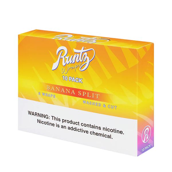 Runtz Wraps – 6 wraps Single Pack Banana Split