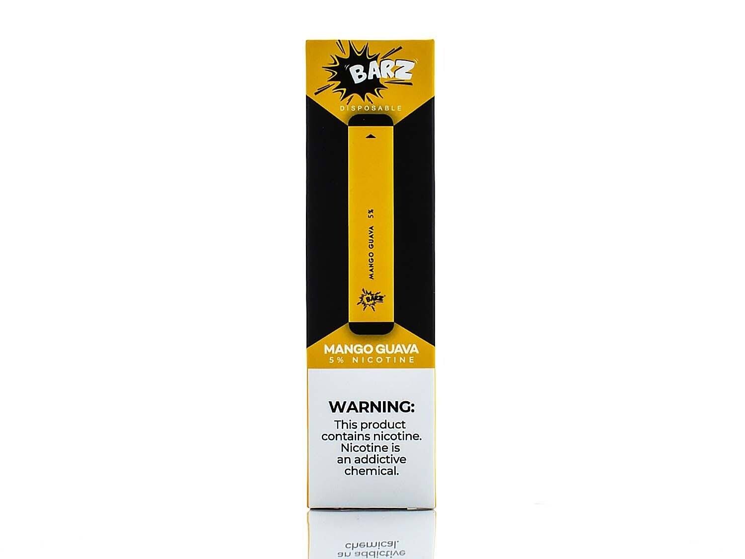 Barz Disposable | 300 Puffs | 1.3mL Mango Guava Packaging
