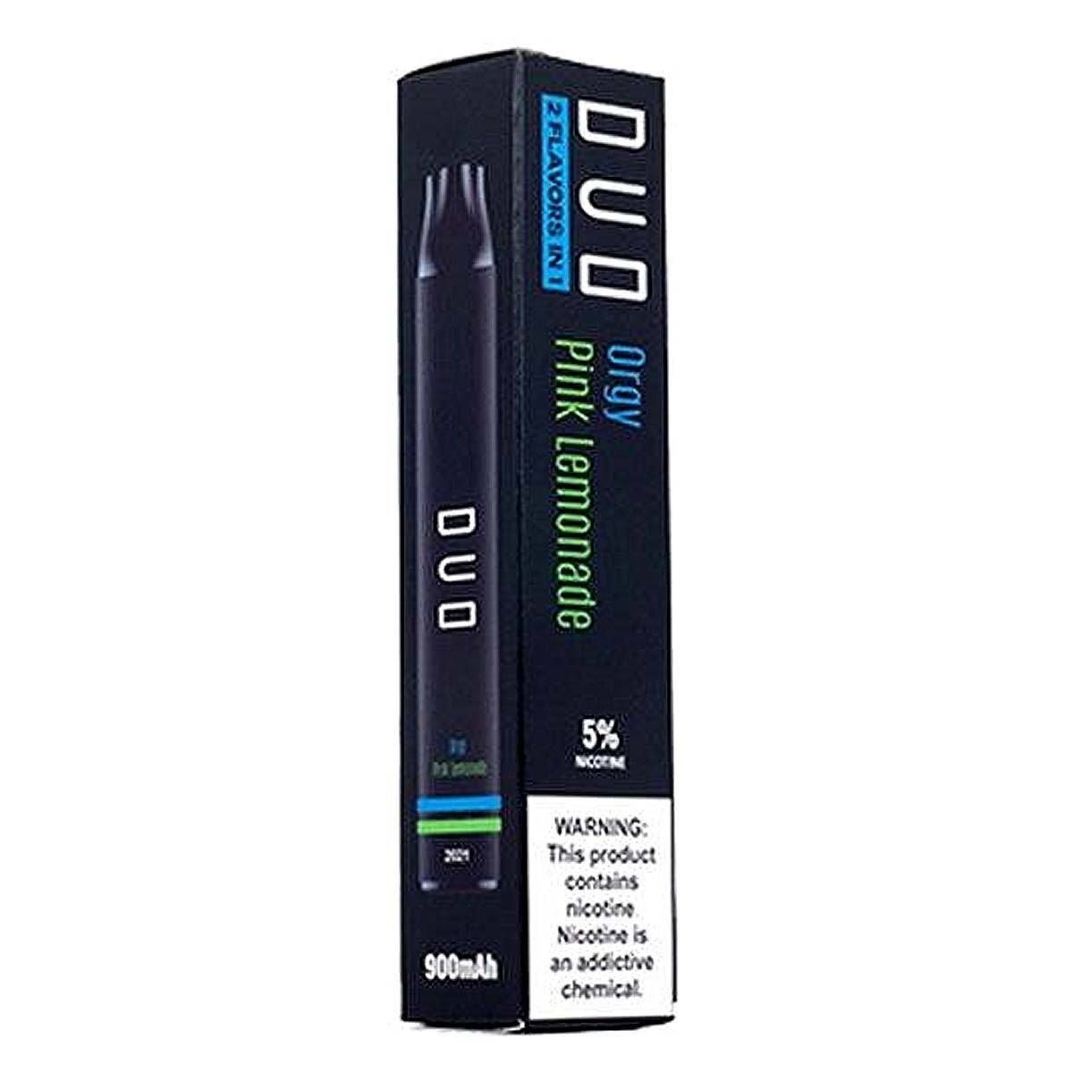 Duo Disposable | 1500 Puffs | 5mL Orgy Pink Lemonade Packaging