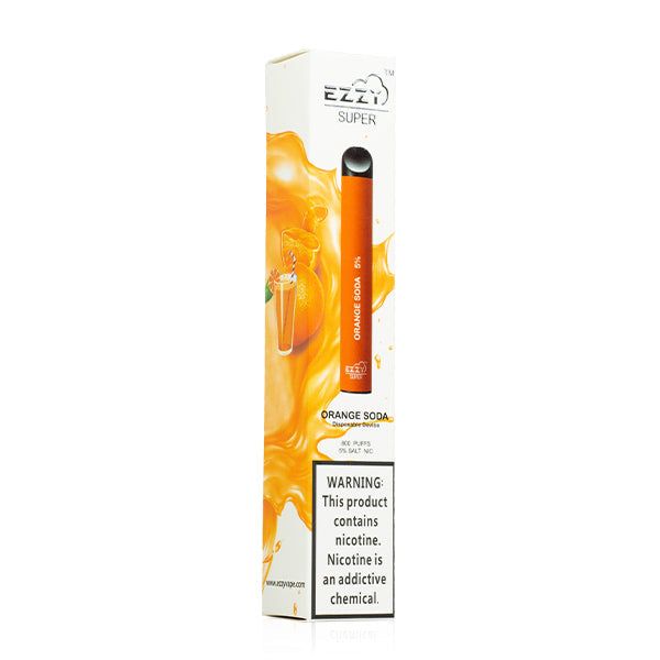 EZZY Super Disposable | 800 Puffs | 3.2mL Orange Soda Packaging