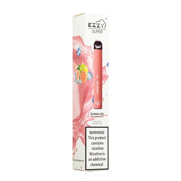 EZZY Super Disposable | 800 Puffs | 3.2mL Guava Ice Packaging