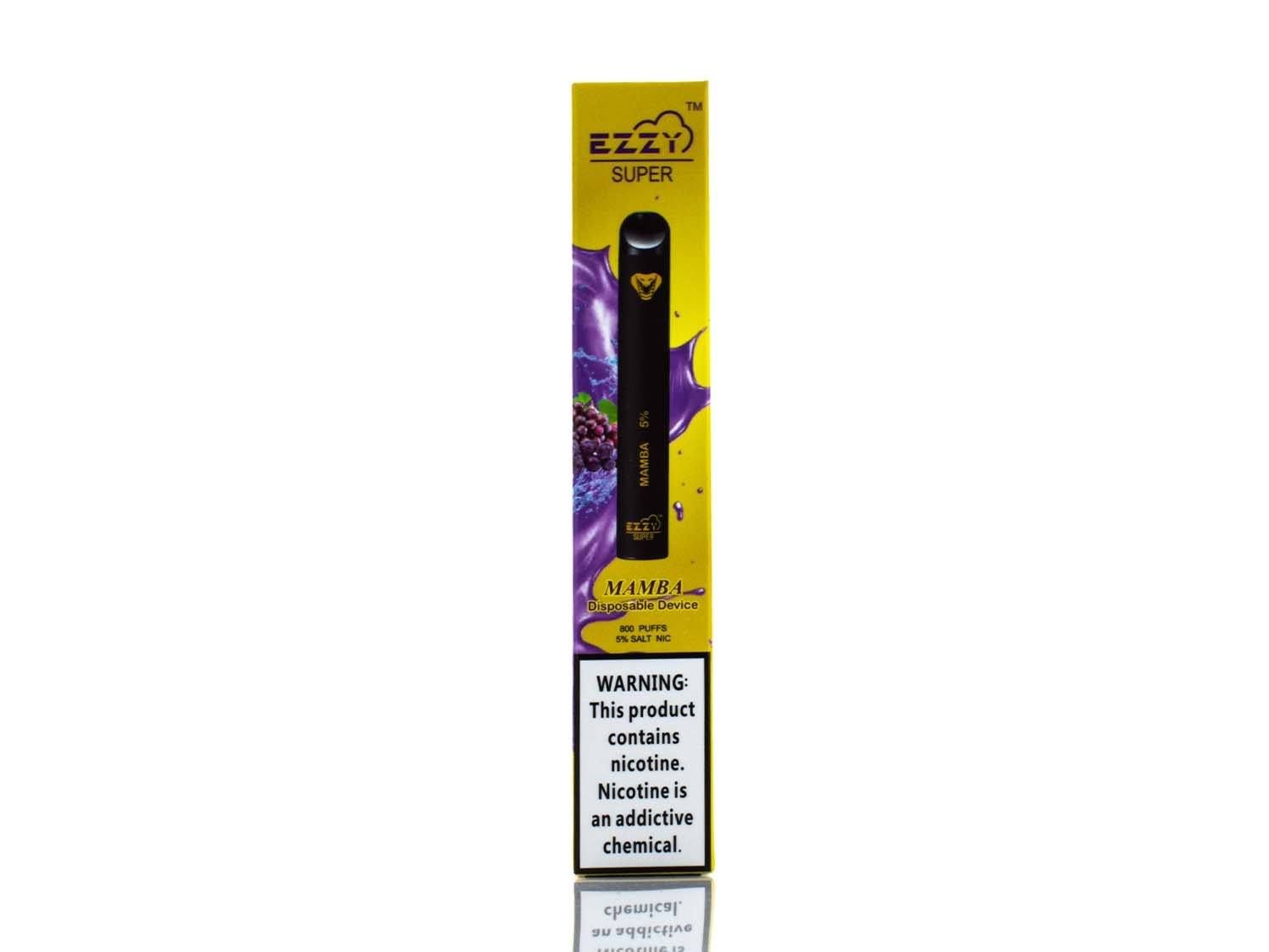 EZZY Super Disposable | 800 Puffs | 3.2mL Mamba Packaging