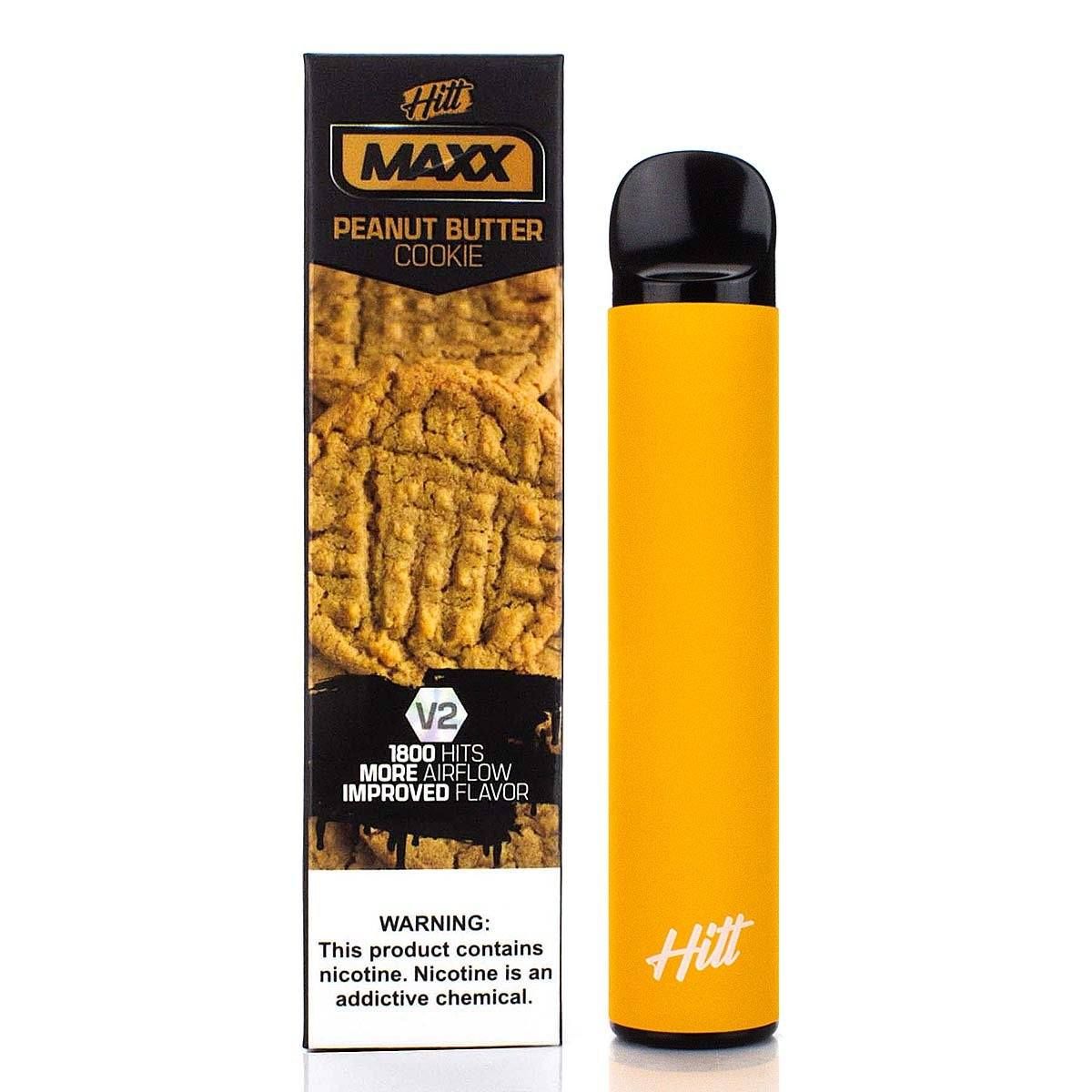 Hitt Maxx V2 Disposable | 1800 Puffs | 6.5mL Peanut Butter Cookie with Packaging