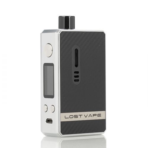 Lost Vape GEMINI Hybrid 80W Pod System Stainless Steel Carbon Fiber
