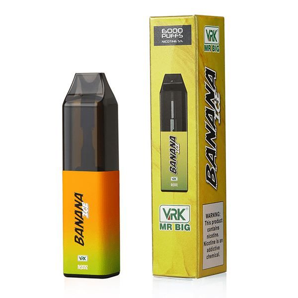 VRK Mr. Big Disposable | 6000 Puffs | 18mL Banana Ice with packaging