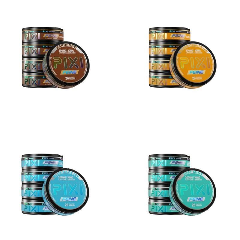 PIXI Feine Energy Pouches 20-Can Group Photo