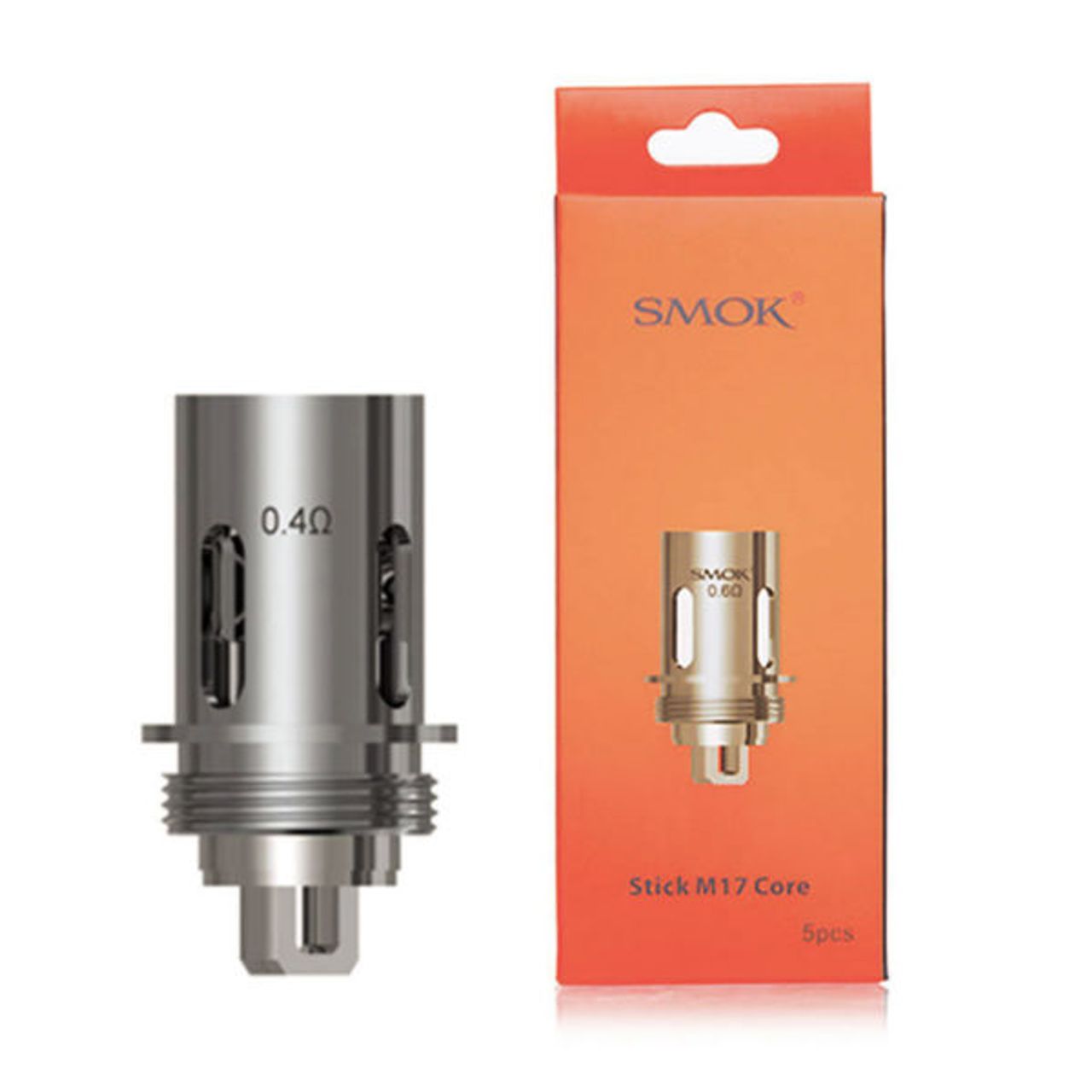 SMOK Stick M17 Replacement Coils (5-Pack) 0.4ohm with packaging