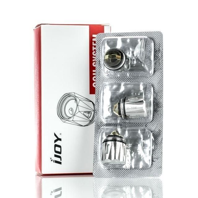 iJoy Diamond Baby DMB Coils (Pack Of 3) DMB-Mesh 0.18ohm with packaging