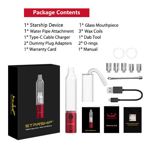 Hamilton Starship Concentrate Device | 1450mAh Group Photo