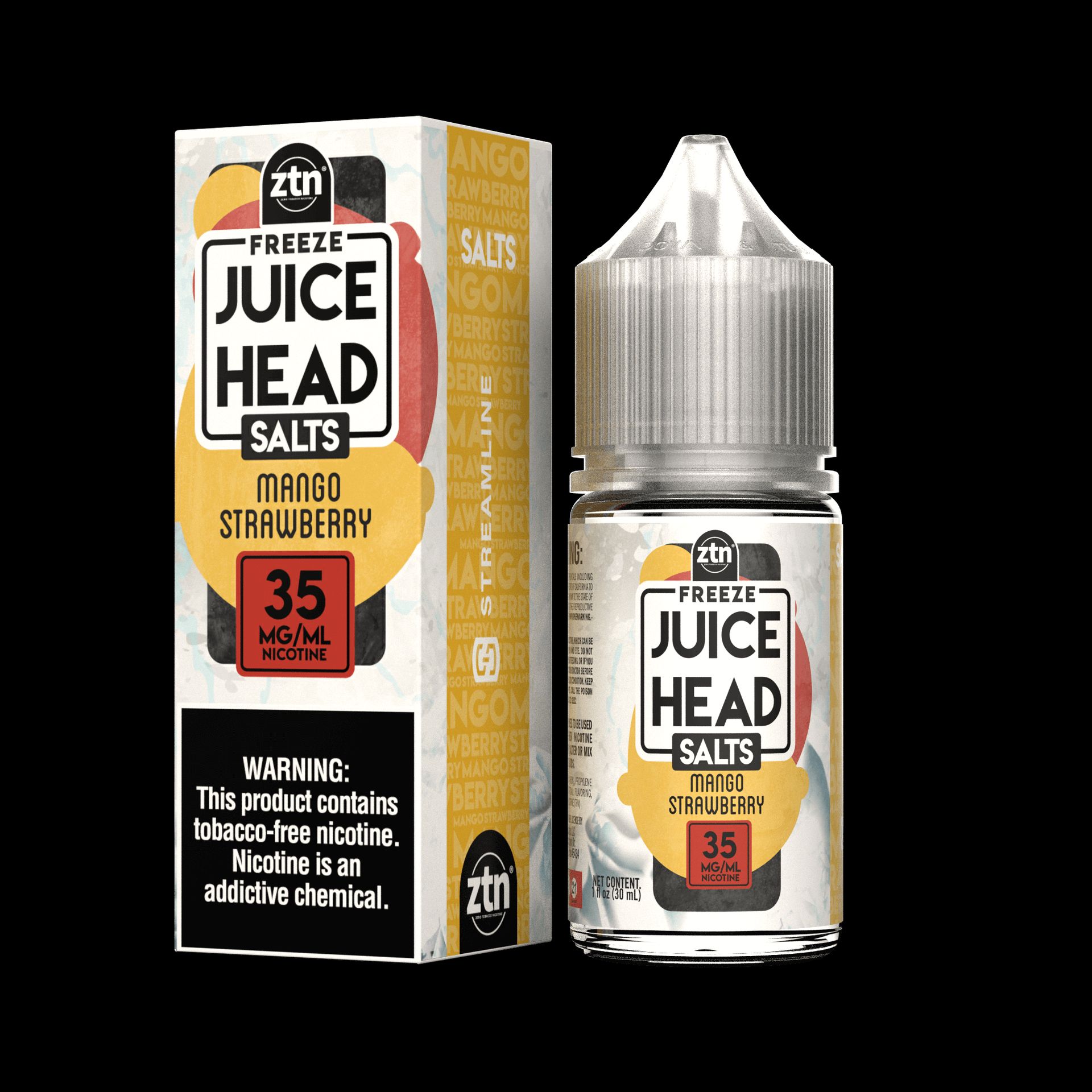 Mango Strawberry Freeze by Juice Head Salts Series 30mL with Packaging