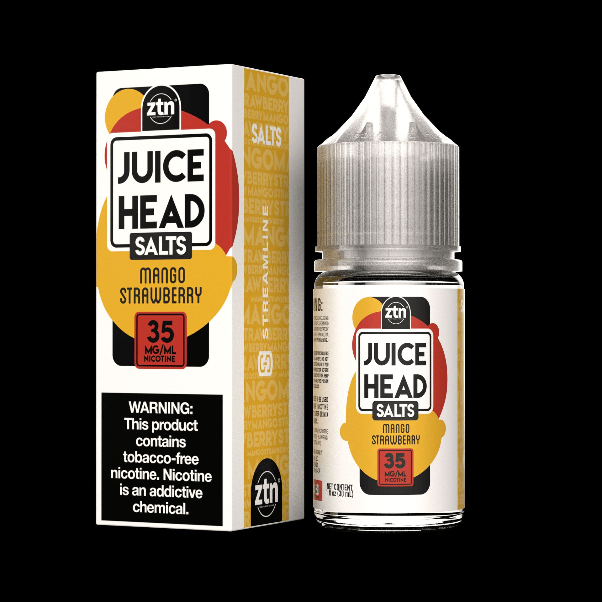 Mango Strawberry by Juice Head Salts Series 30mL with Packaging
