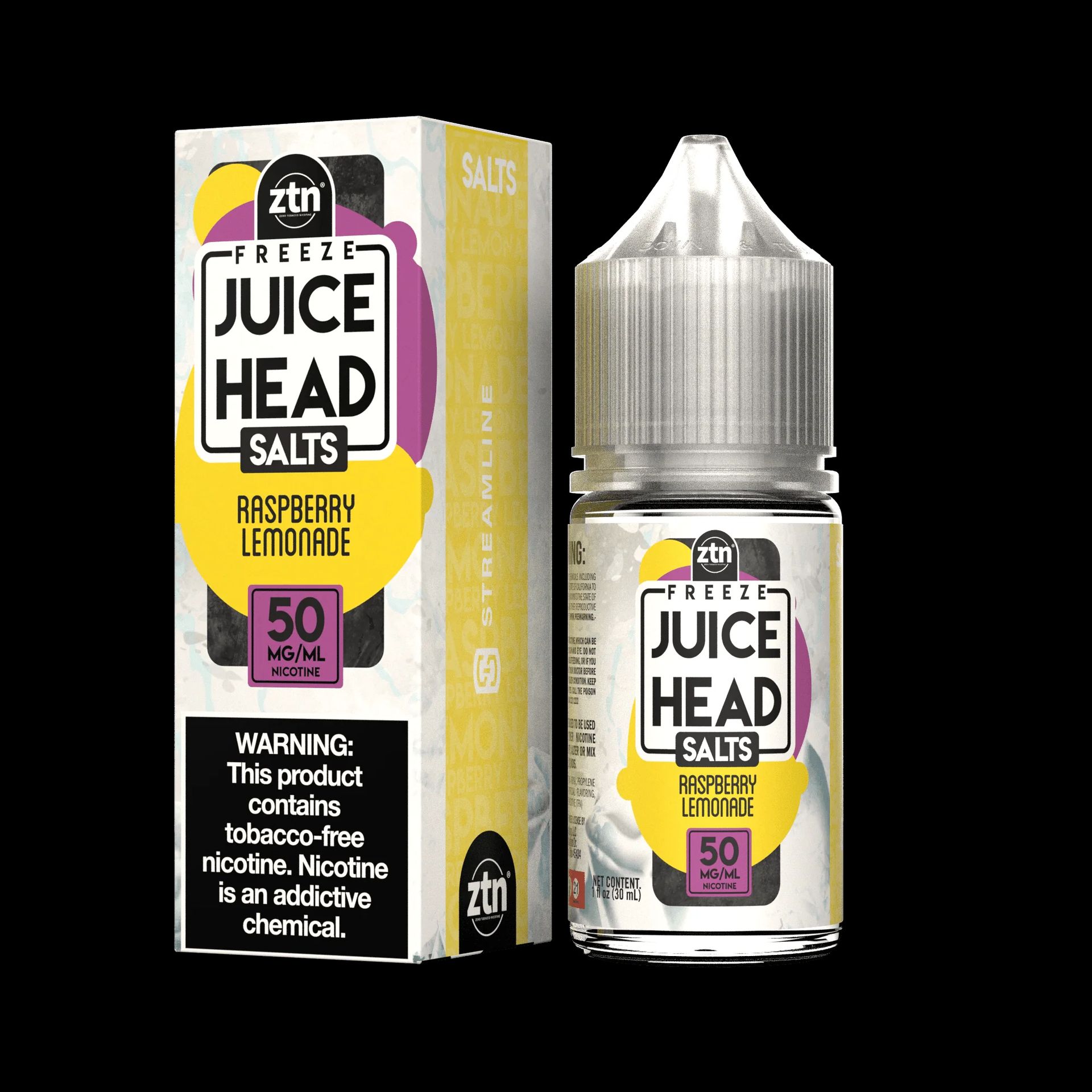 Raspberry Lemonade Freeze by Juice Head Salts Series 30mL with Packaging