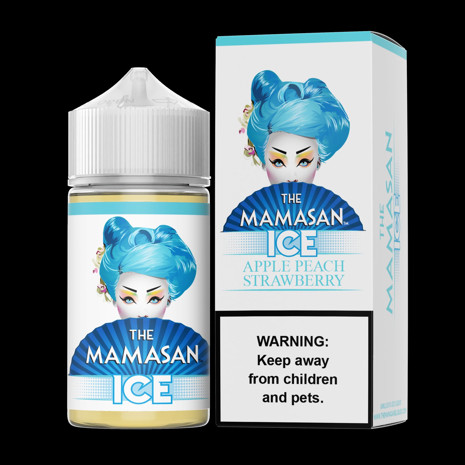 Apple Peach Strawberry Ice by The Mamasan Series 60mL with Packaging