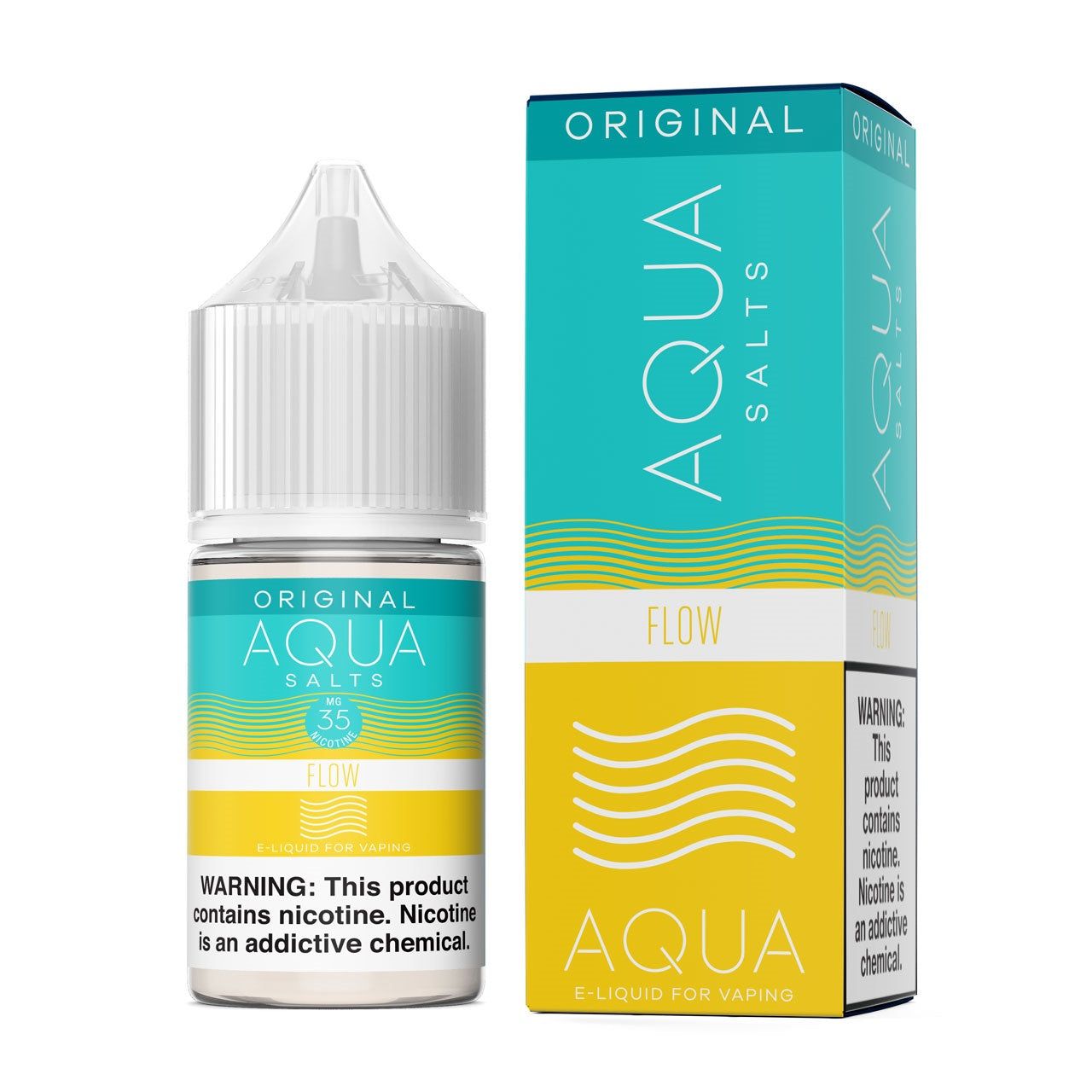Flow by Aqua Salts Series 30mL with packaging