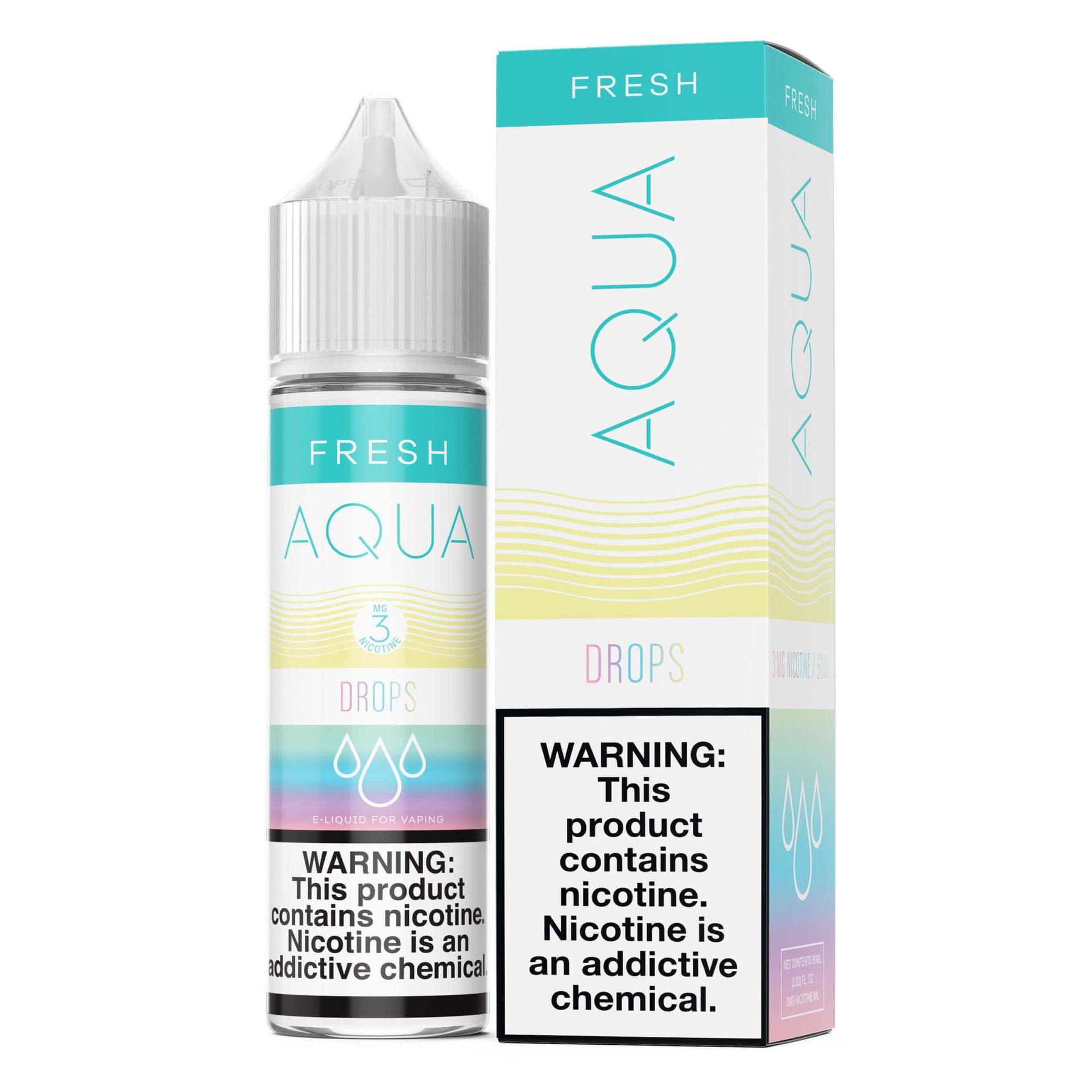 Aqua - Drops - 60mL with packaging