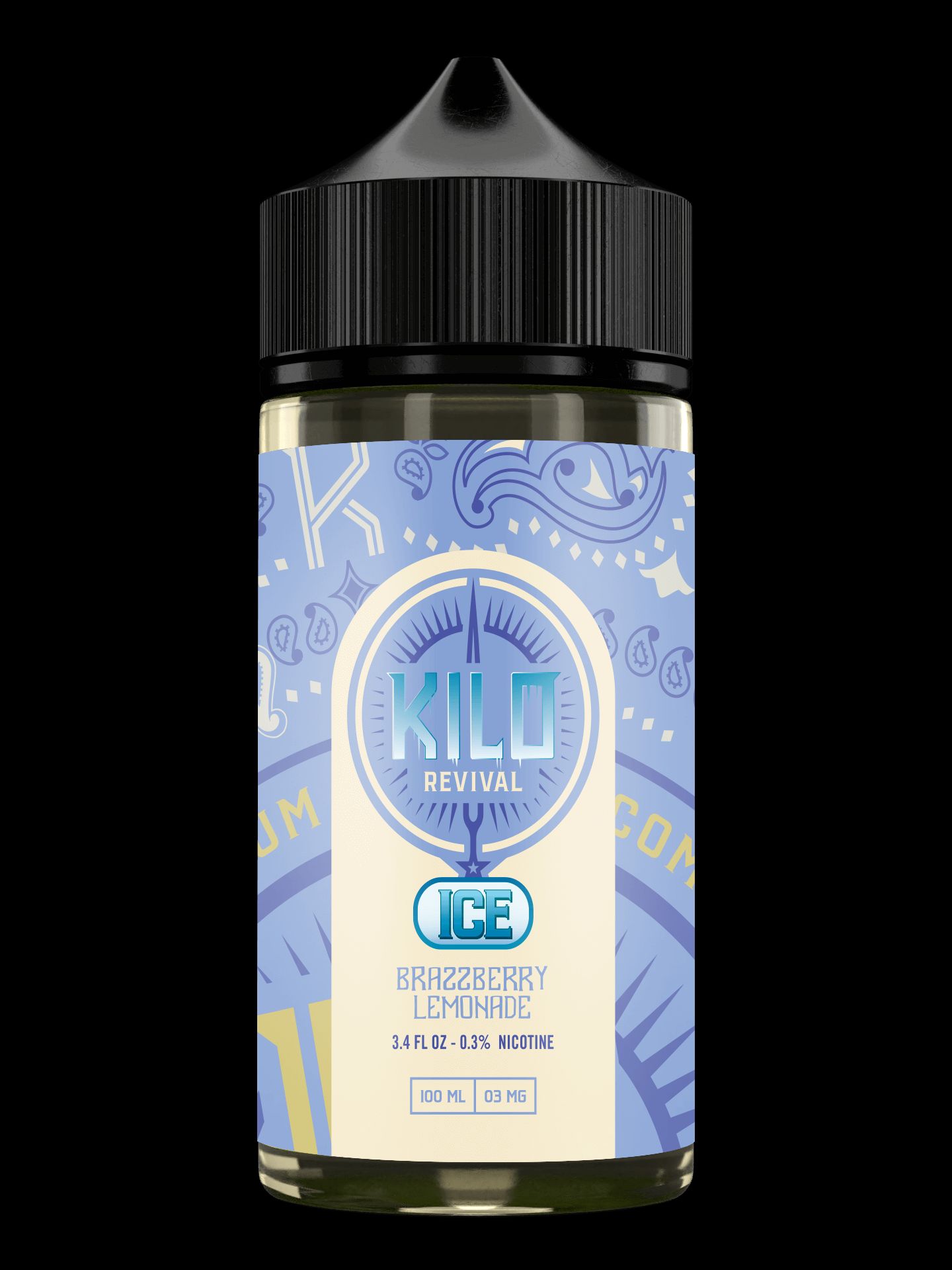 Brazzberry Lemonade Ice by Kilo Revival Tobacco-Free Nicotine Series 100mL with Packaging