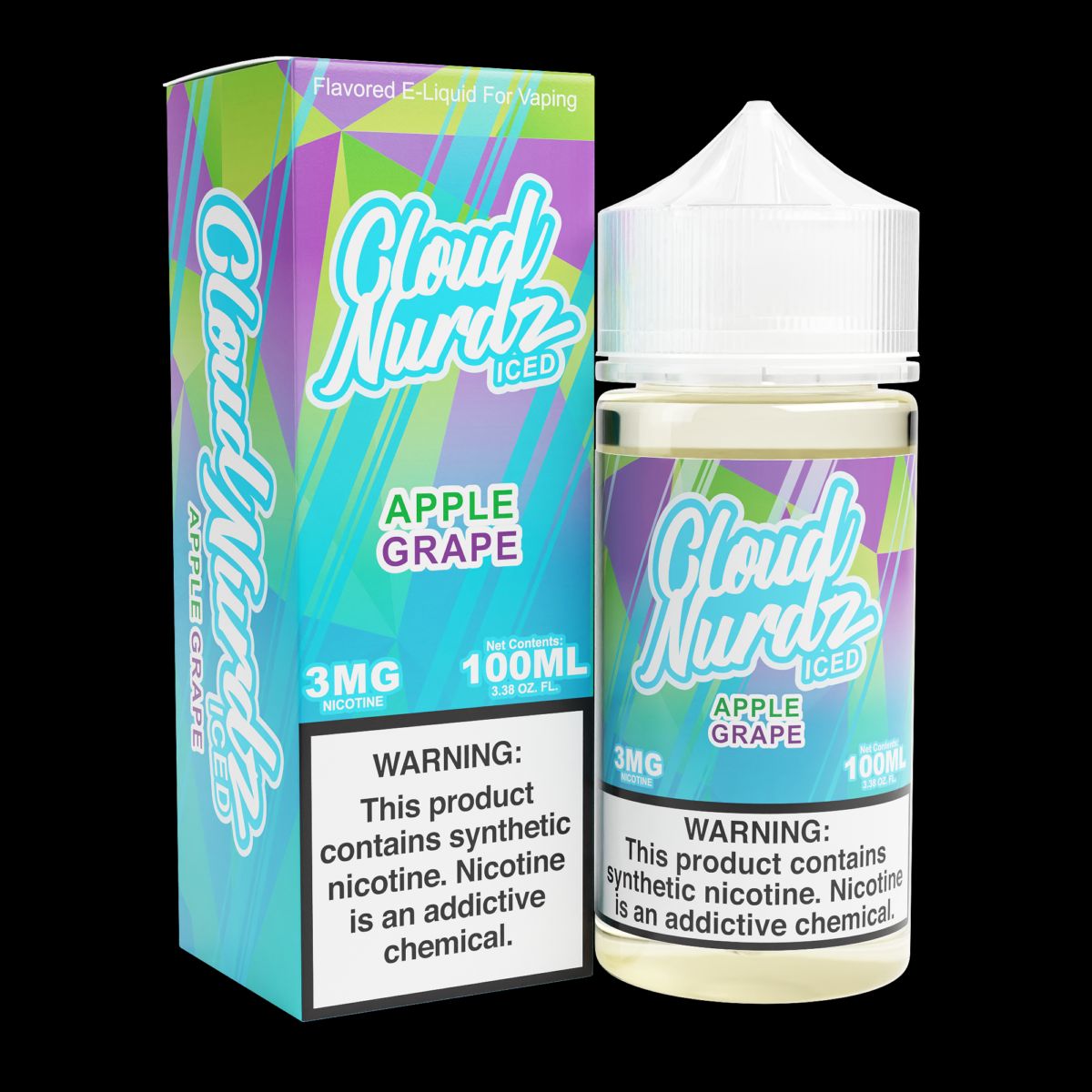 Grape Apple Iced by Cloud Nurdz Series 100mL with Packaging