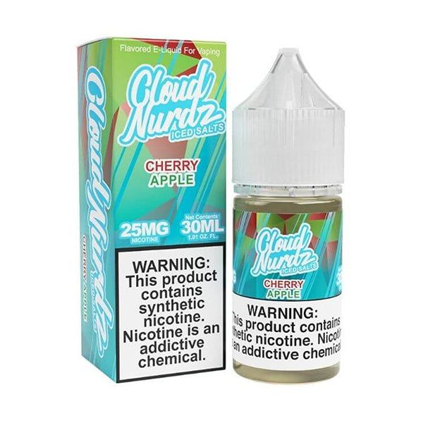 Cherry Apple Iced | Cloud Nurdz Salt | 30mL with Packaging