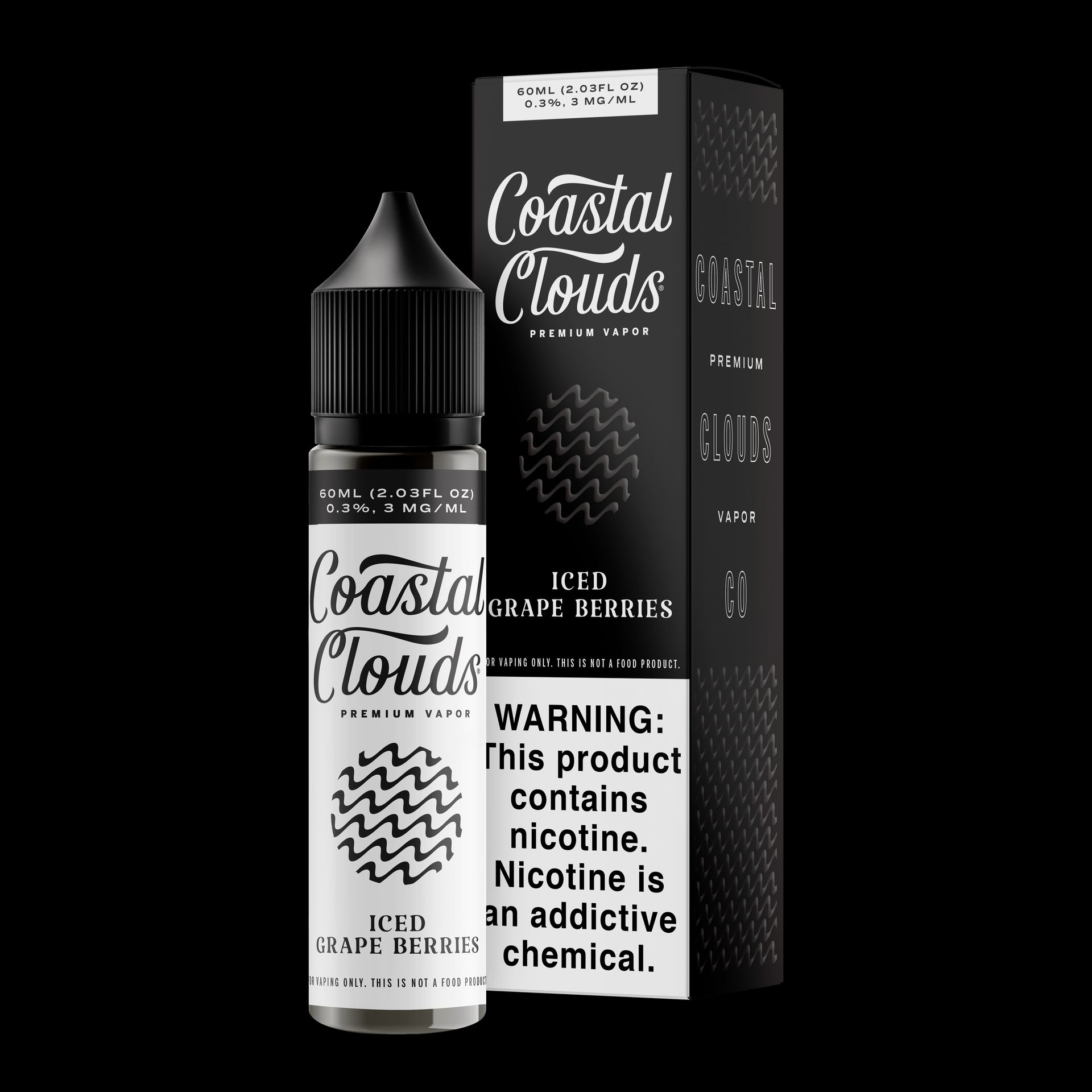 Iced Grape Berries by Coastal Clouds 60ml with Packaging