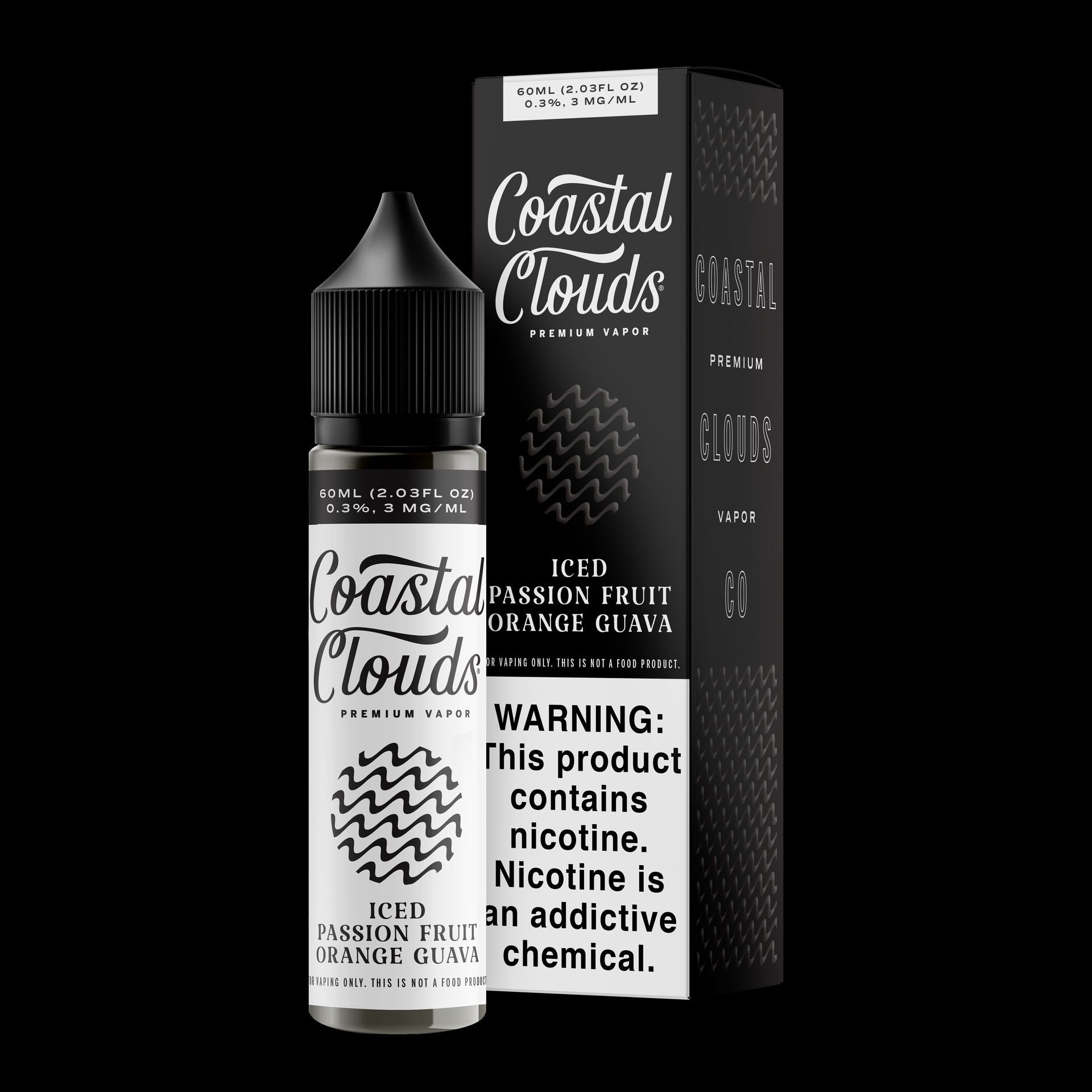 Iced Passion Fruit Orange Guava by Coastal Clouds 60ml with Packaging