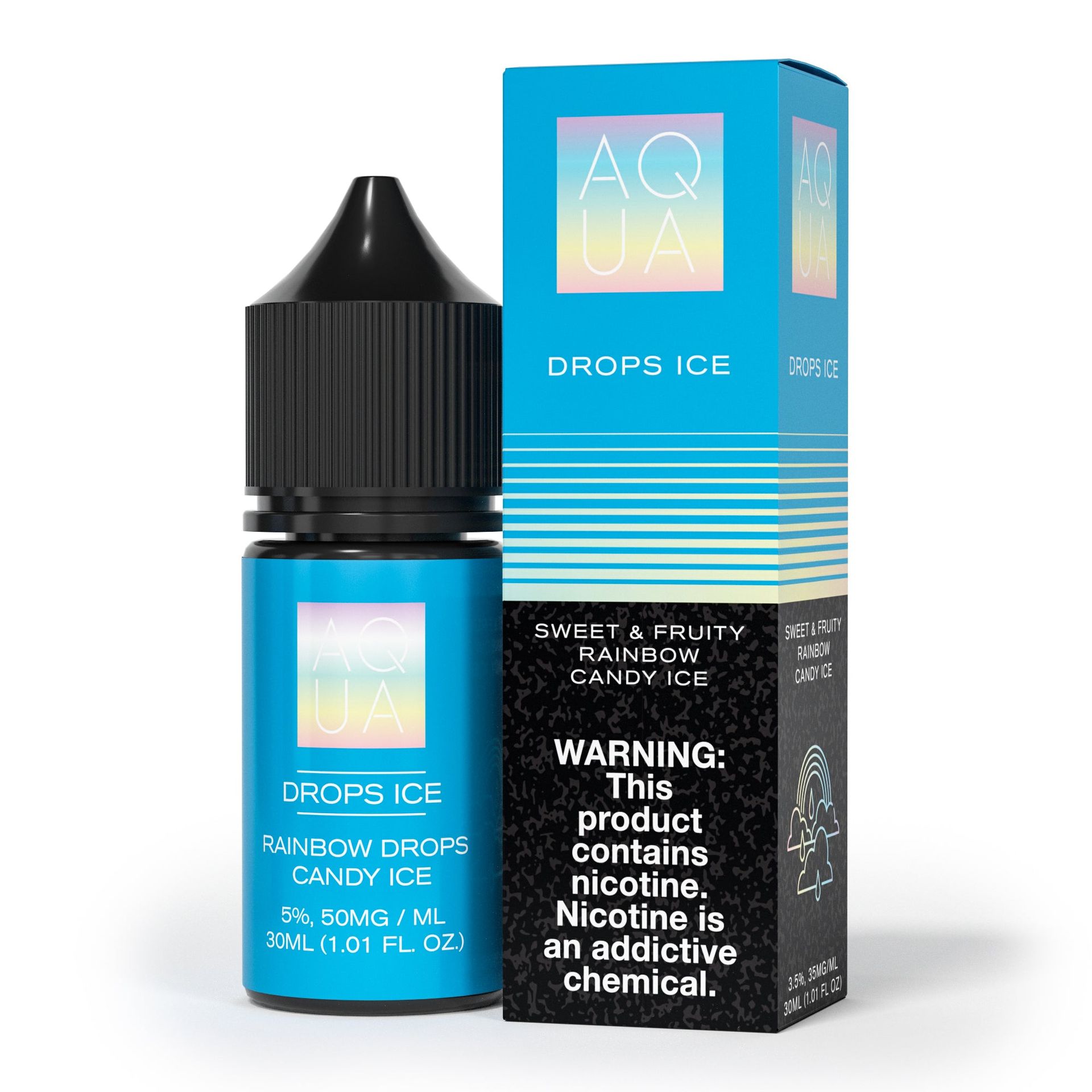 Aqua - Drops Menthol - 30mL Salts Bottle with packaging