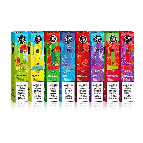 Puff Labs Puff Boss Bar Disposable | 1500 Puffs | 5.5mL Group Photo