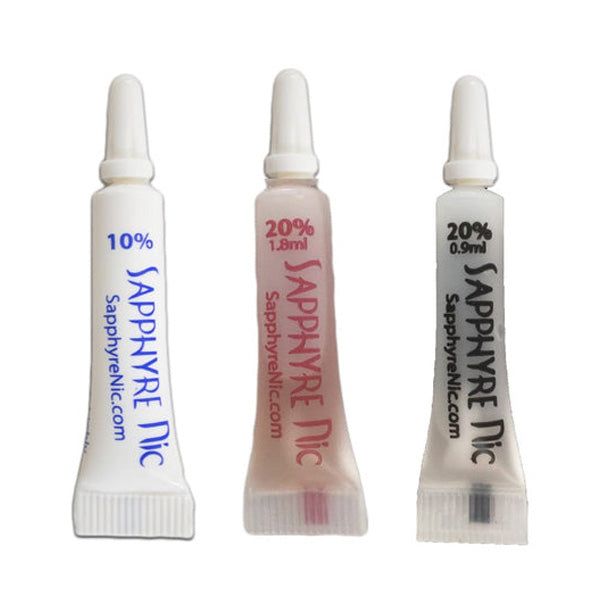 Sapphyre Concentrated Nicotine Salt Solution | Pre-Measured | 15mL Group Photo