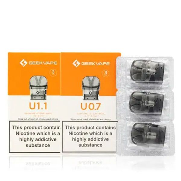 Geekvape U Series Replacement Pods 2mL 3-Pack group photo