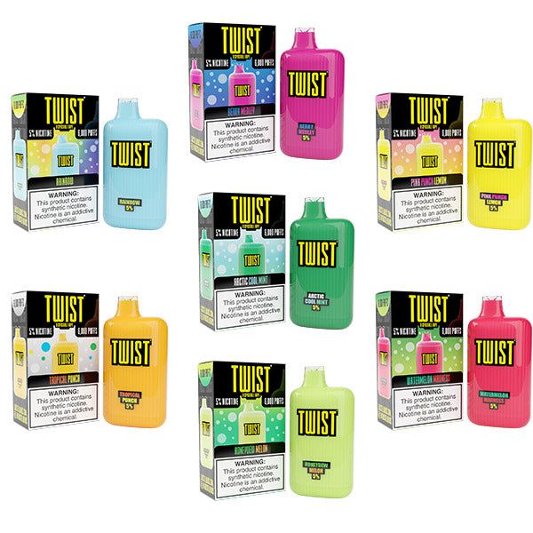 Twist Disposable 6000 | 15mL | 50mg Group Photo