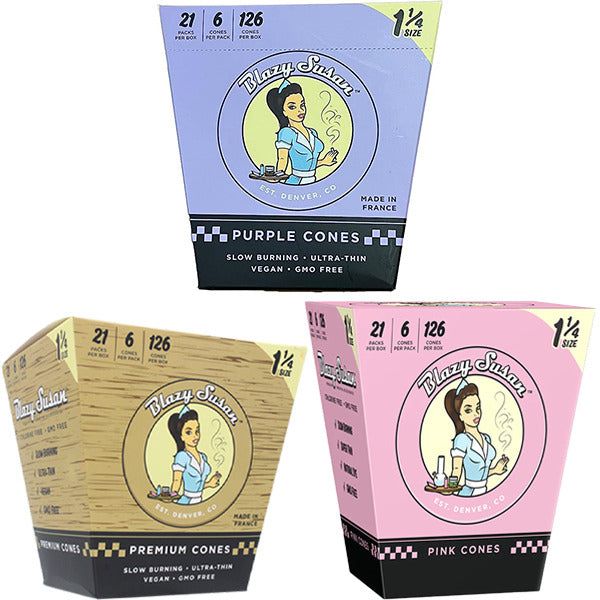 Blazy Susan 1 1/4 Cones (6ct/21pk) Group Photo