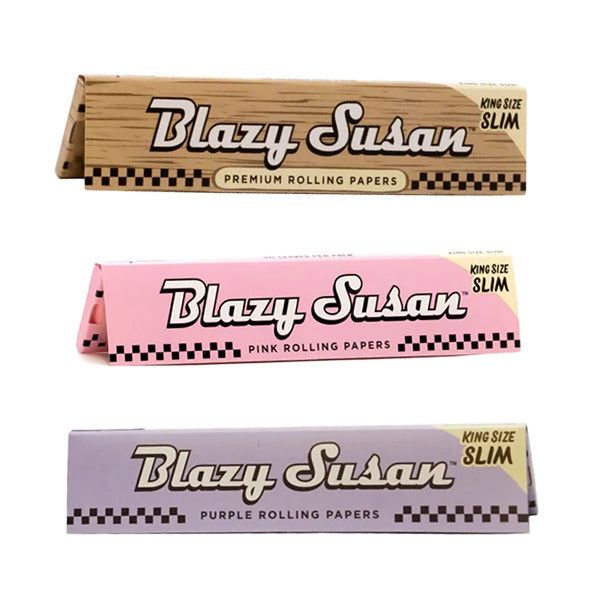 Blazy Susan King Size Slim Rolling Papers (50ct) Papers Group Photo