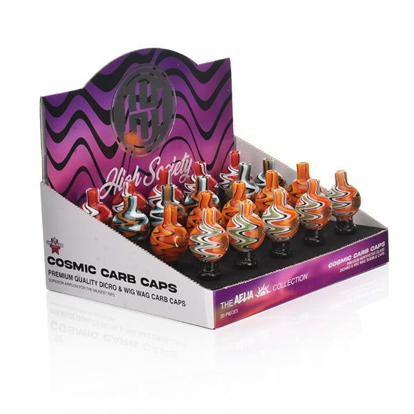 High Society - Cosmic Premium Wig Wag Carb Cap (20ct Display Case)