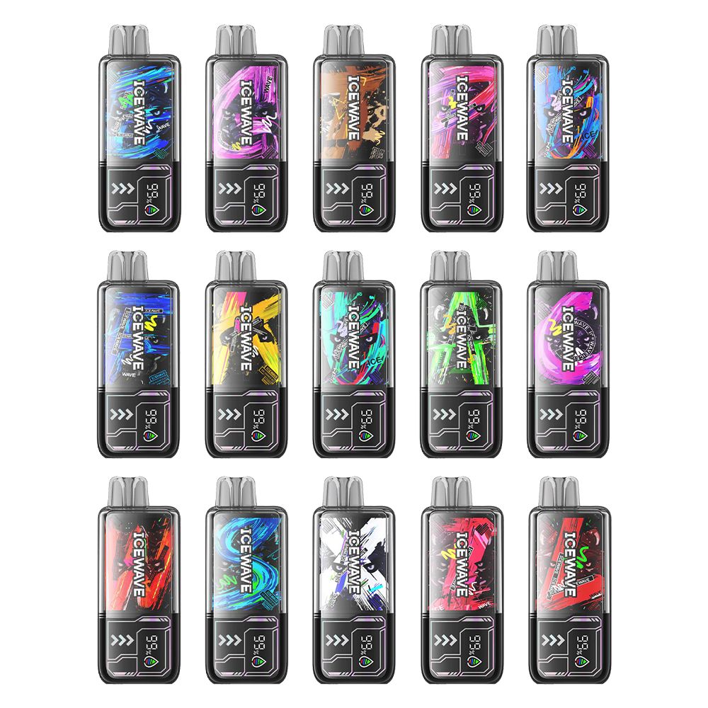 ICEWAVE Disposable X8500 Puffs 18mL 50mg Group Photo