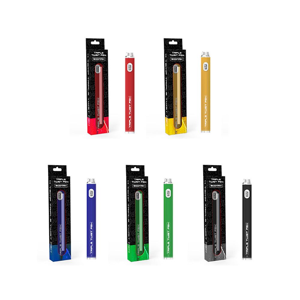 Luzid Triple Twist 510 Battery | 900mAh | 10pc Countertop Display Group Photo