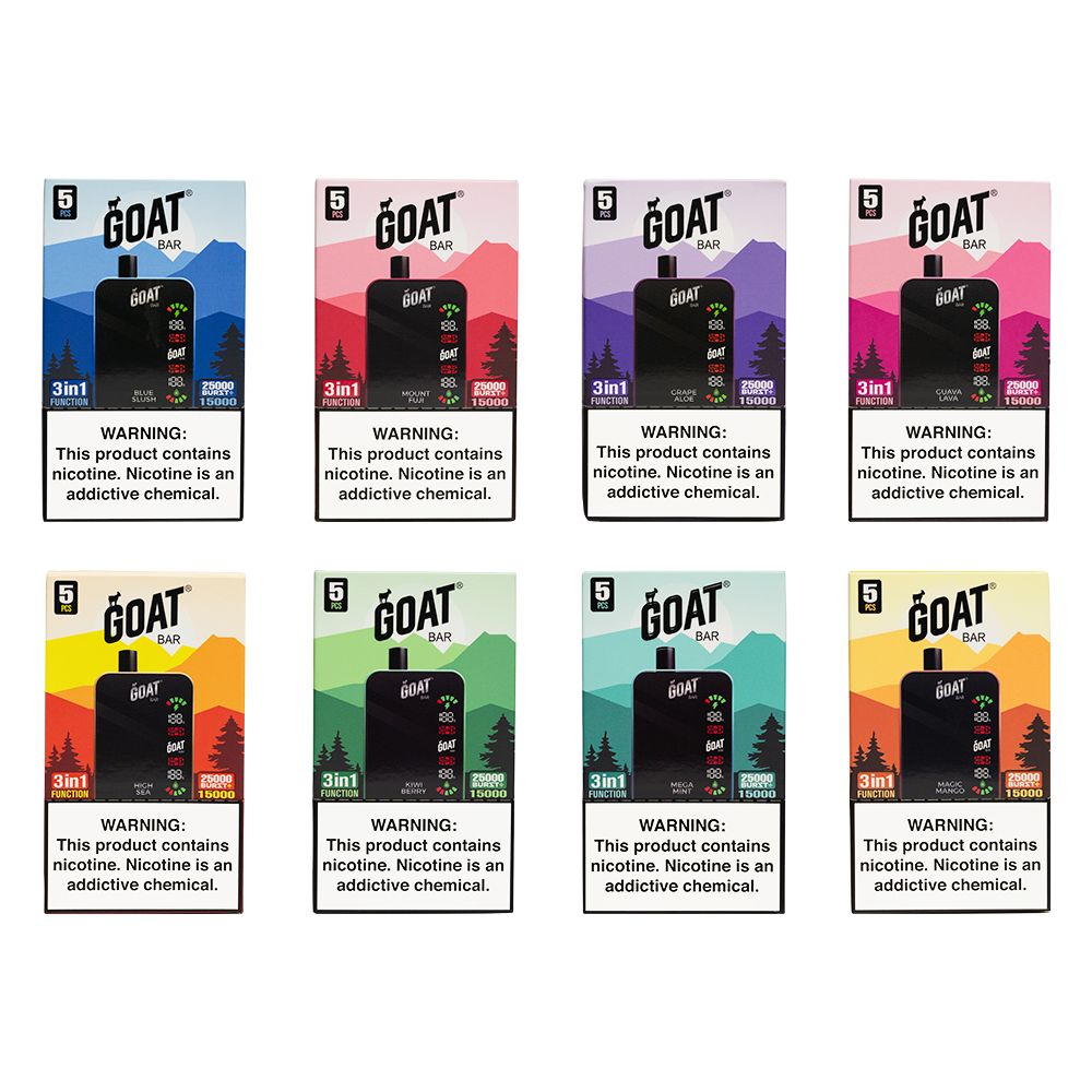 Goat Bar Disposable 25000 Group Image