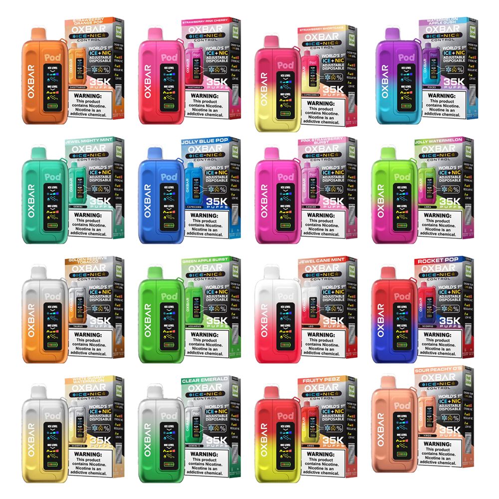 Oxbar Ice-Nic Control Pod Juice 35000 Puffs Group Image