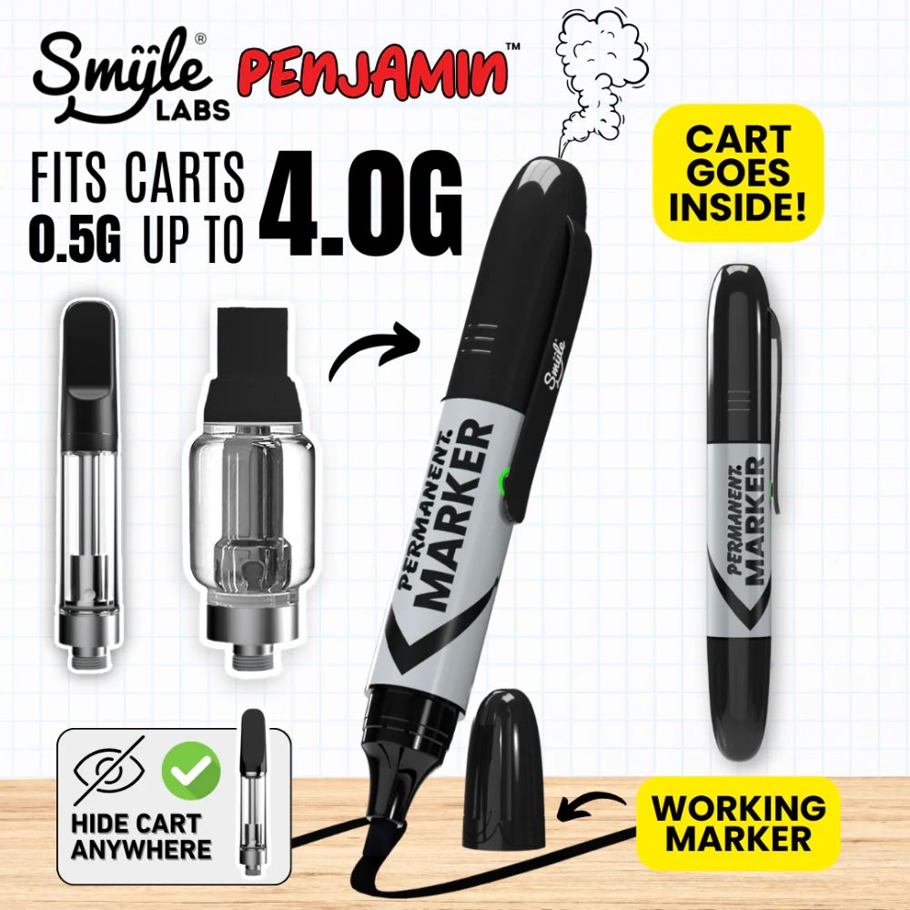 Smyle Labs Permanent Marker Penjamin Cart Battery Specification
