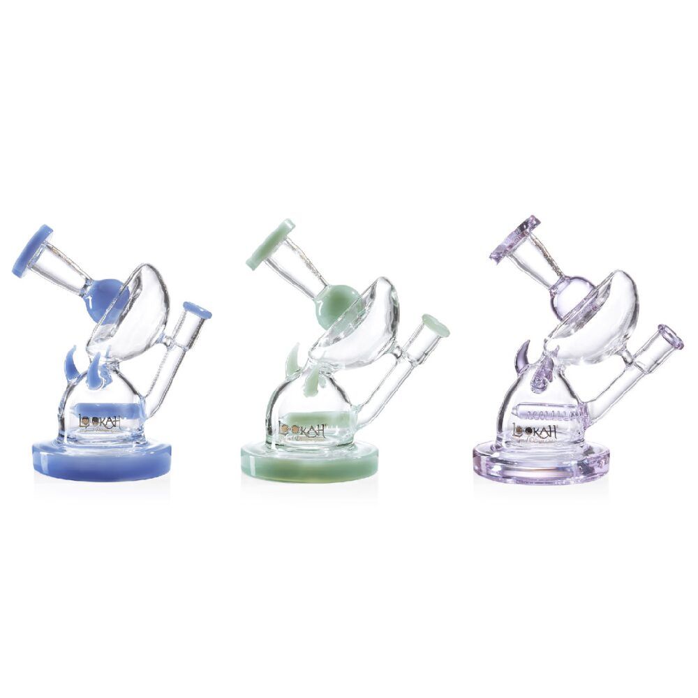 Lookah Unique Recycler Water Pipe Mini Dab Rig Group Image