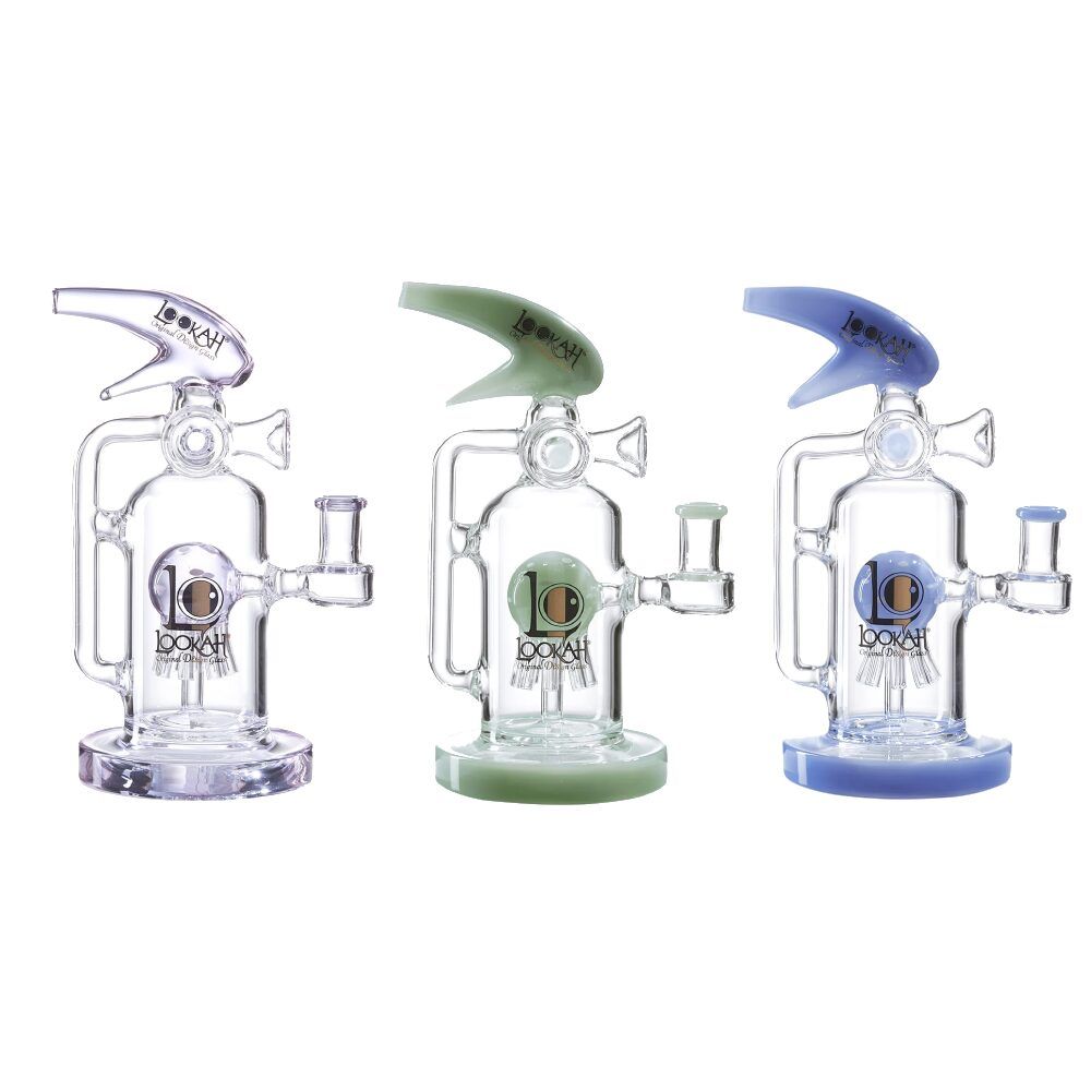 Lookah (Dab Rig) 9″ Cool Recycler Fire Extinguisher Water Pipe (WPC1004) Group Image
