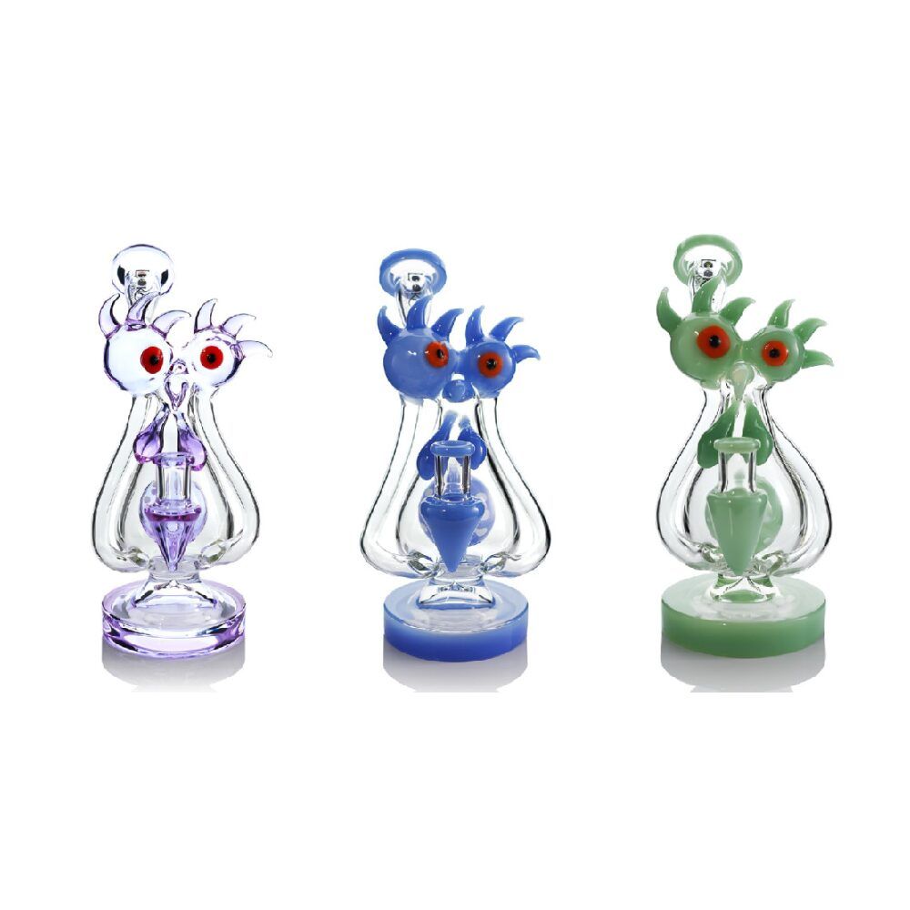Lookah (Dab Rig) 9″ Cool Recycler Beast Water Pipe Group Image