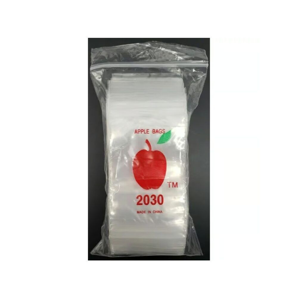Non branded BG5 Medium Apple Baggies – Size 2030 (1-Pack 100ct)