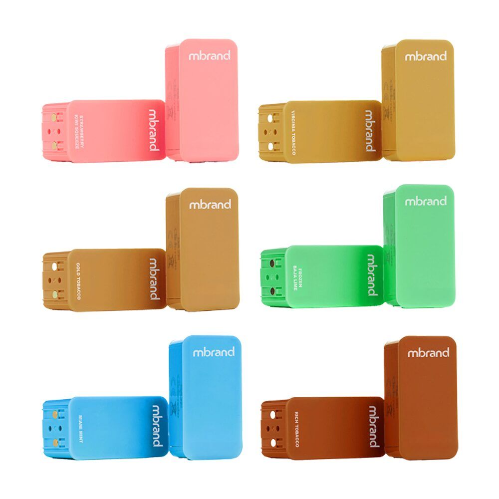 7Daze Click-Mates Mbrand Disposable Pod 20mg (2-Pack) Group Photo